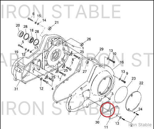 Harley-Davidson Gasket, Insp Cover