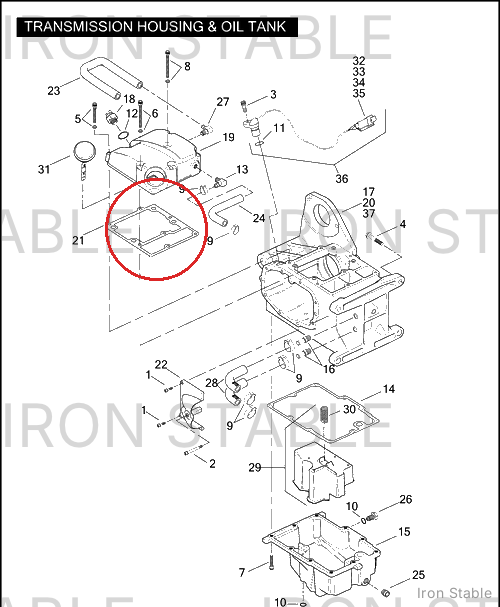 Harley-Davidson Gasket Trans Top Cover