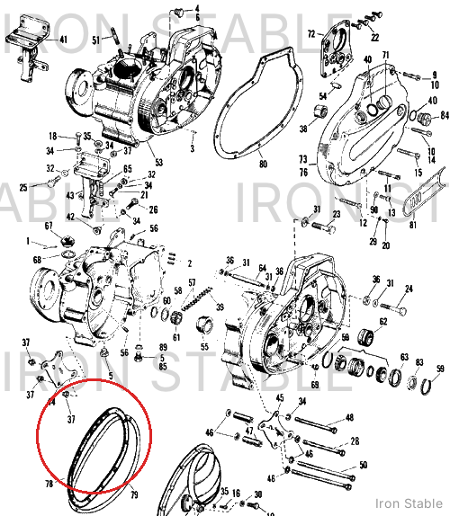 Harley-Davidson Gasket, Chain Cover