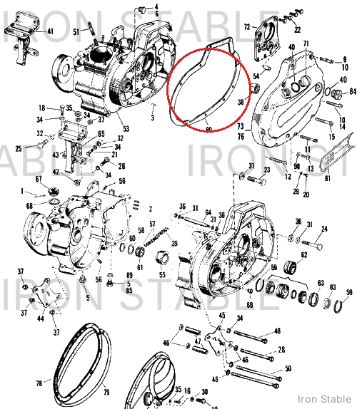 Harley-Davidson Gasket, Front Chain Cover
