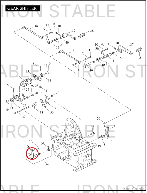 Harley-Davidson Spring, Ratchet Arm