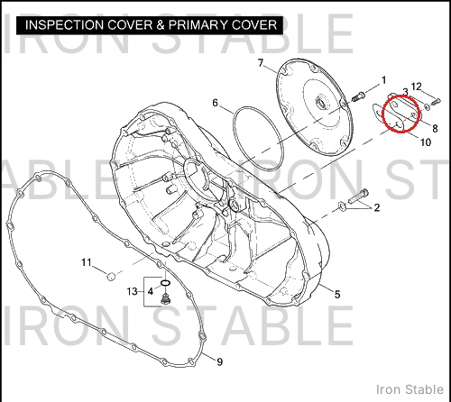 Harley-Davidson Gasket, Inspection Cover