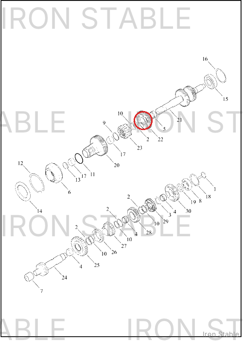 Harley-Davidson Gear, Xmsn, X