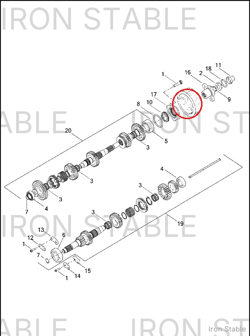 Harley-Davidson Flange, Output