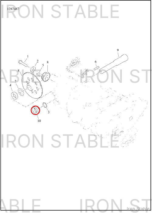 Harley-Davidson Shaft, Xmsn Out, Collar