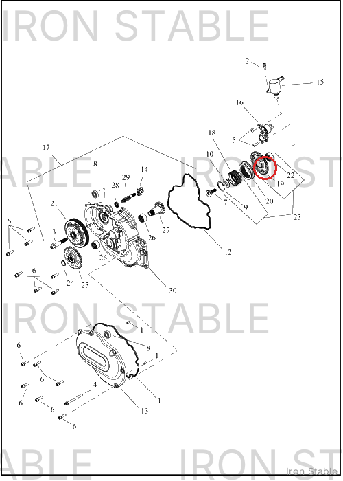 Harley-Davidson Countershaft, Xmsn, Gear, Reverse