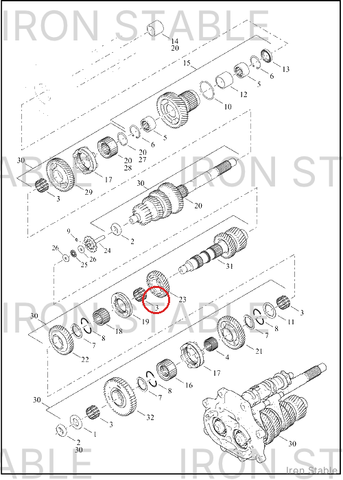 Harley-Davidson Gear, 4th Cntrshaft