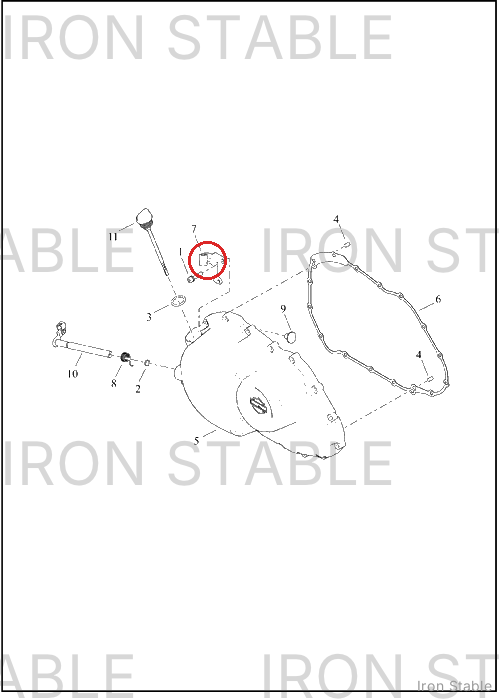 Harley-Davidson Bracket, Clutch Linkage