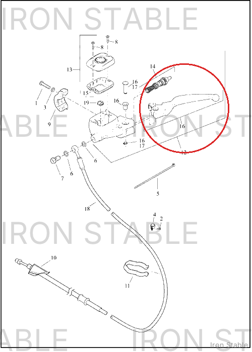 Harley-Davidson Cylinder, Cl Lvr Ma, Assembly