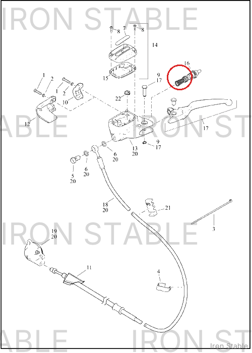Harley-Davidson Kit-Rebuild, Master Cyl