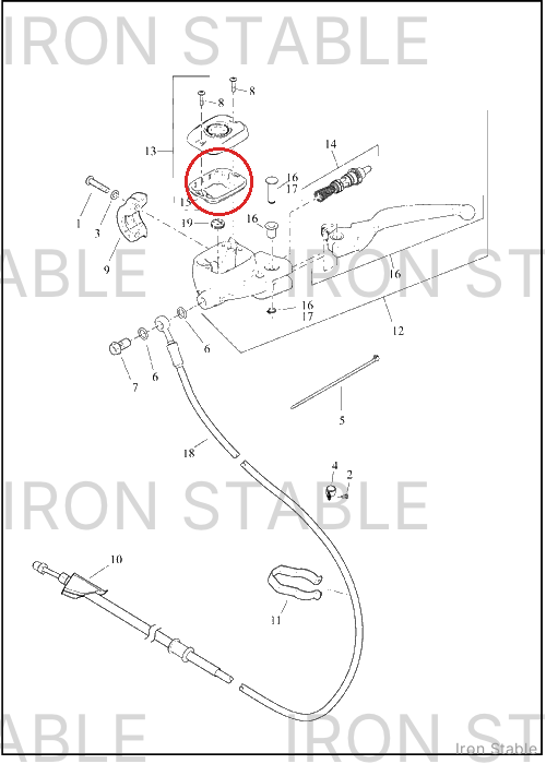 Harley-Davidson Gasket, Cover, Master Cyl