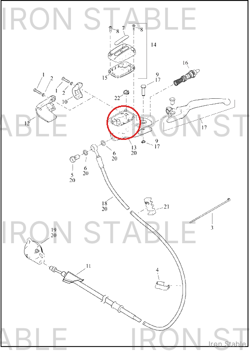 Harley-Davidson Cylinder, Cl Lvr Ma, Assembly