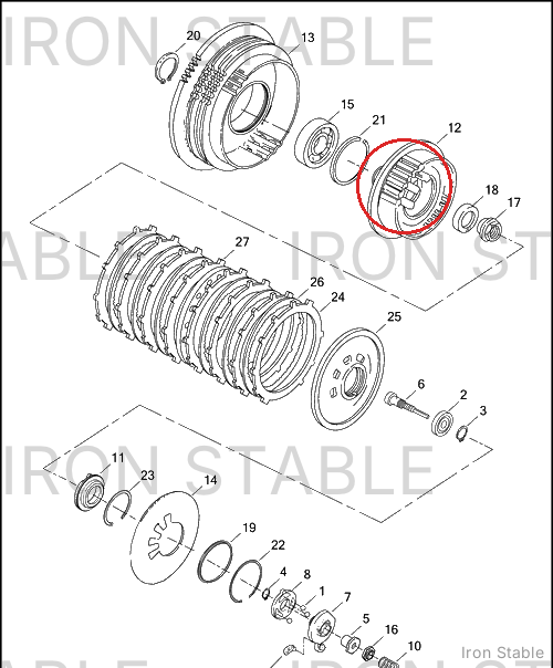 Harley-Davidson Clutch Hub Assembly