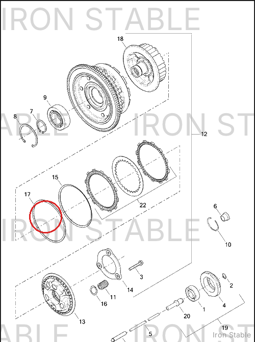 Harley-Davidson Clutch Judder Spring Seat