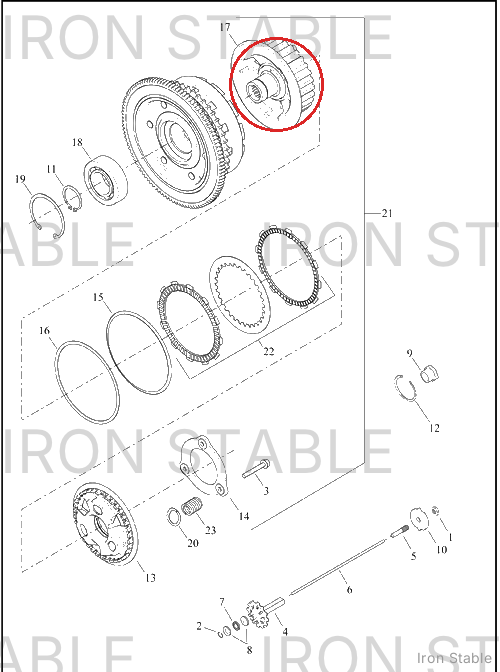 Harley-Davidson Clutch Hub Assembly