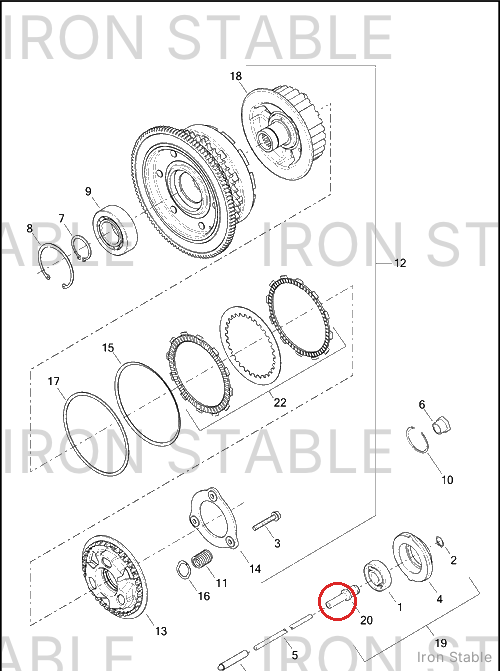 Harley-Davidson Pushrod, Clutch Release Plate