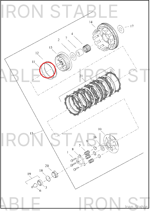 Harley-Davidson Spring, Cl Diaph, Judder