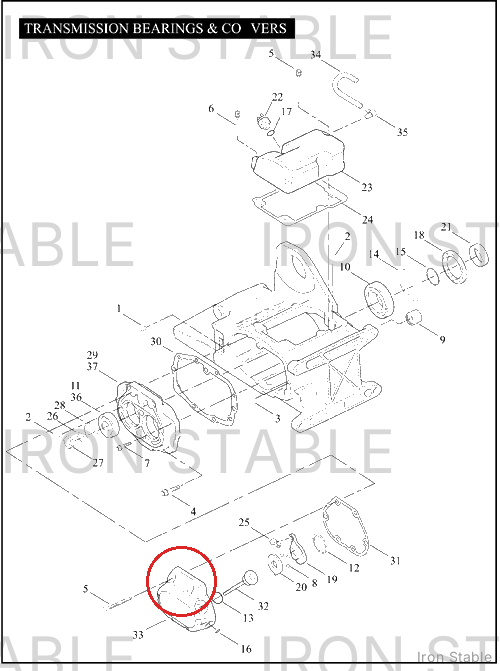 Harley-Davidson Cover, Trans Sd/Chrome