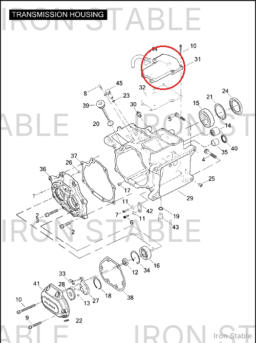 Harley-Davidson Cover Assembly, Trans Top/Pol'shd