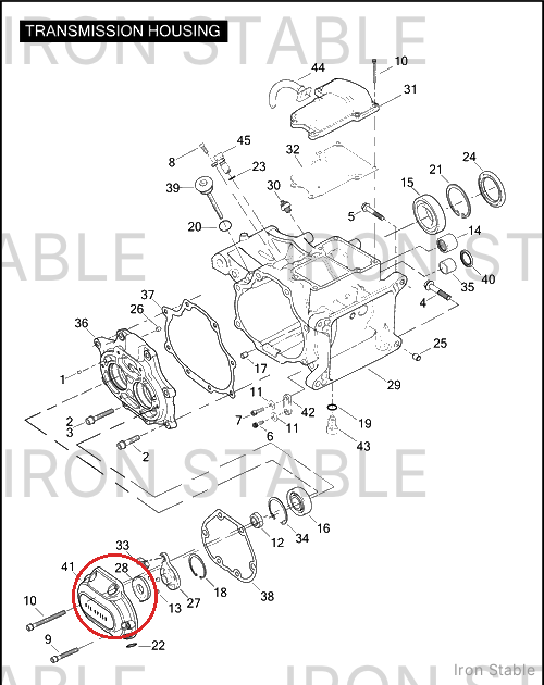 Harley-Davidson Cover, Trans Sd/Chrome