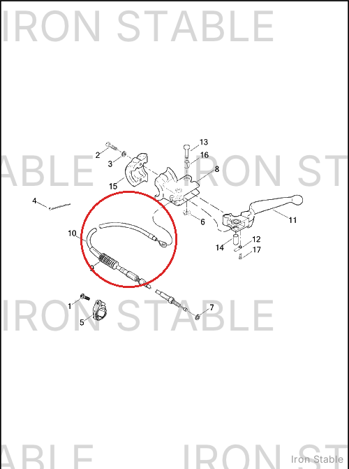 Harley-Davidson Clutch Cable Assembly