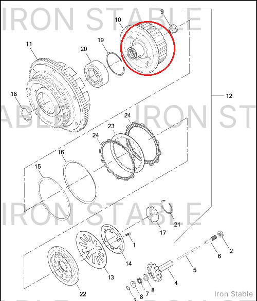 Harley-Davidson Clutch Hub