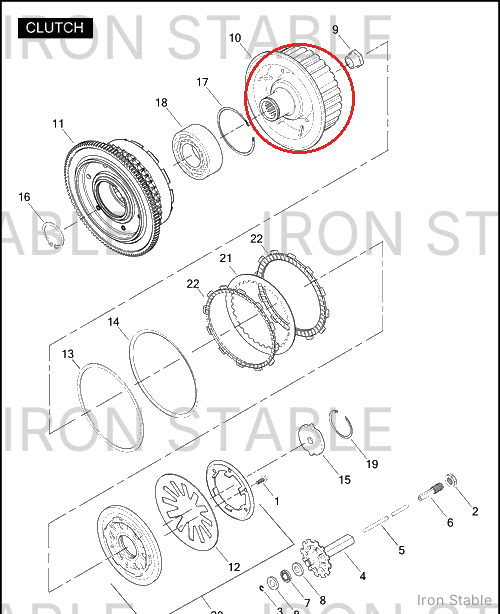Harley-Davidson Clutch Hub