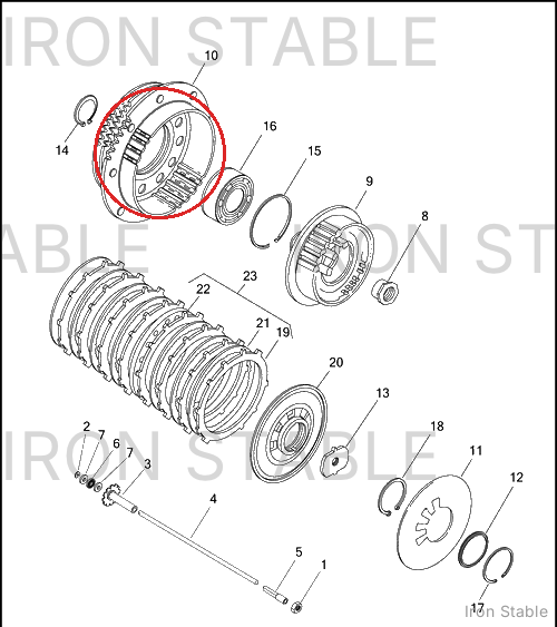 Harley-Davidson Shell, Clutch