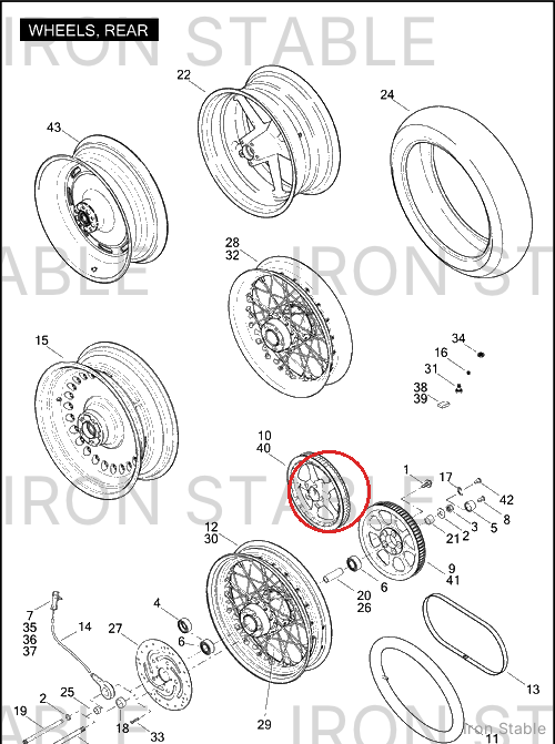 Harley-Davidson Mach-Sprkt Assembly, Fnl Drv, 66t/Pol
