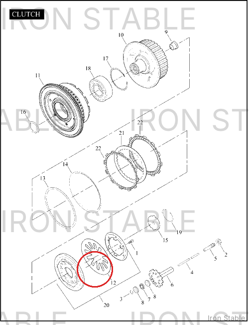Harley-Davidson Spring, Clutch