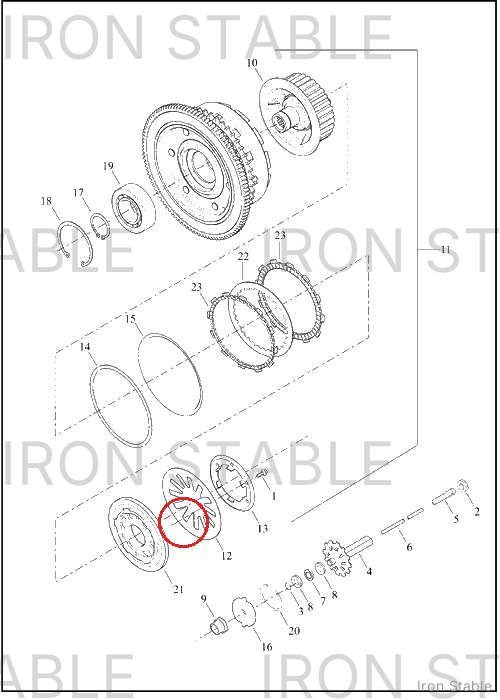 Harley-Davidson Spring-Clutch