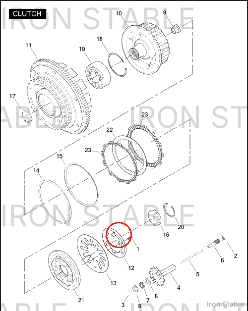 Harley-Davidson Seat Clutch Spring