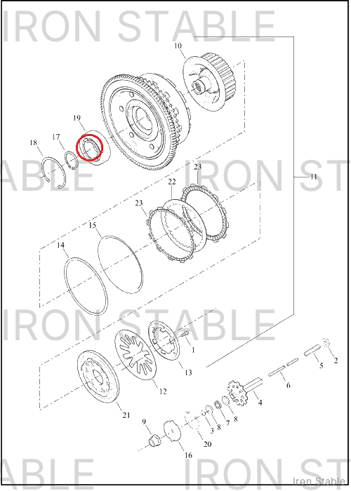 Harley-Davidson Clutch Ball Bearing