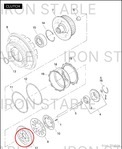 Harley-Davidson Plate, Pressure Clutch