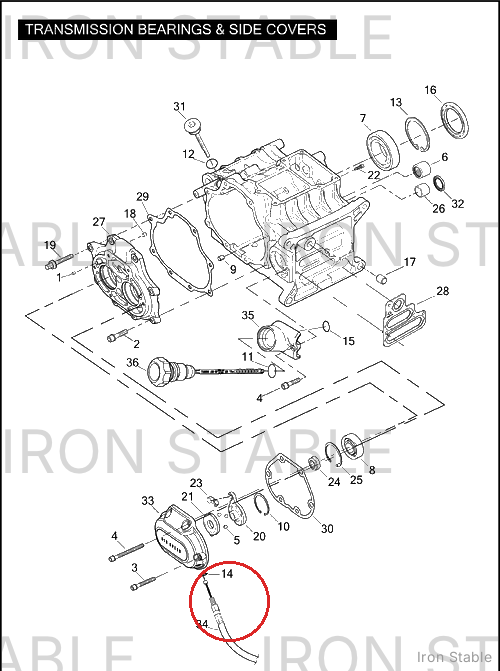 Harley-Davidson Cable Assembly, Clutch