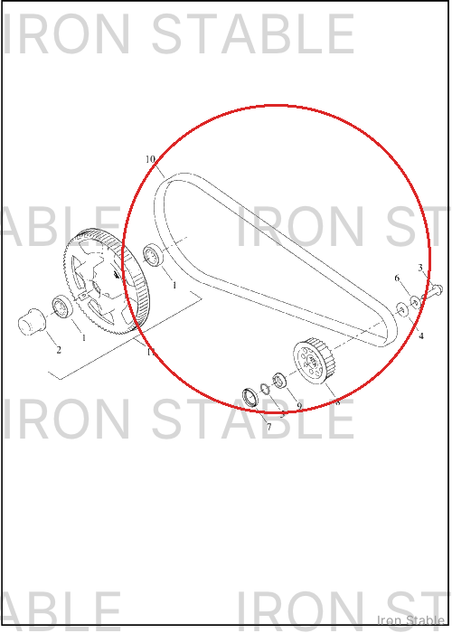 Harley-Davidson Belt, Drive, Secondary, 168t, 25mm Wi