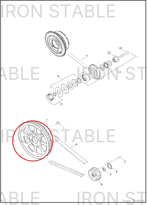 Harley-Davidson Mach, Sprocket Assembly, 66t, Fnl Drv/