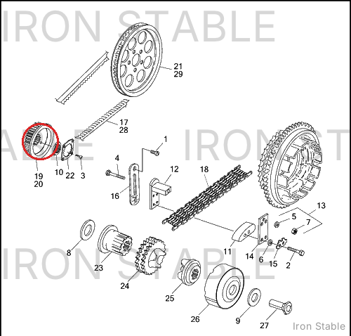 Harley-Davidson Transmission Sprocket Kit, 32t