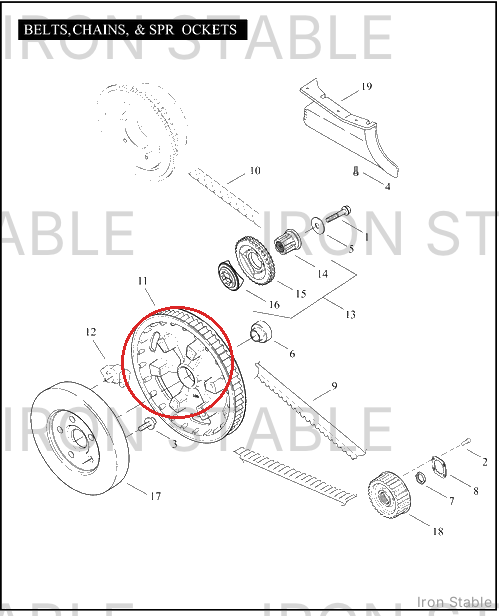 Harley-Davidson Sprocket, Whl, X