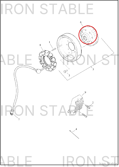 Harley-Davidson Engine Sprocket, 38t