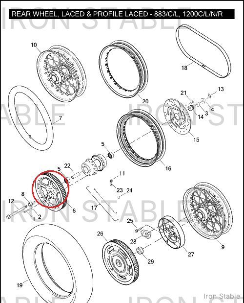 Harley-Davidson Mach, Sprocket, Fnl Drv, 68t/Blac