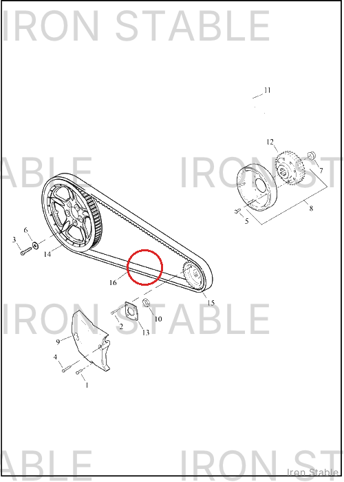 Harley-Davidson Belt, Drive, Sec, 137/25mm