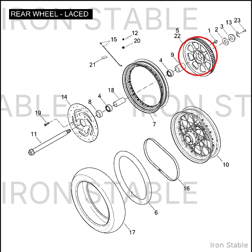 Harley-Davidson Mach, Sprocket Assembly, 64t, Fnl Drv/