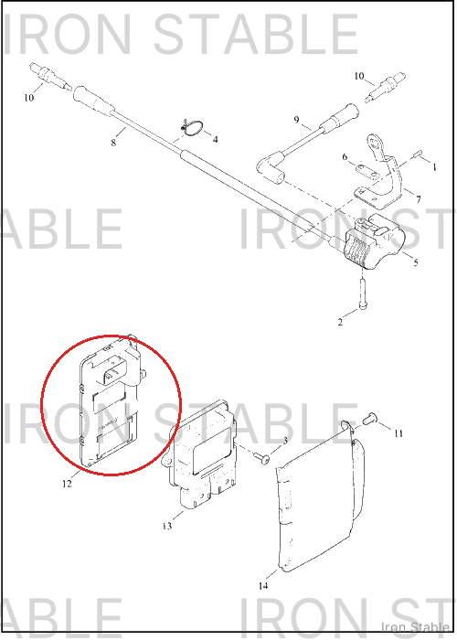 Harley-Davidson Module, Scty Sys Cont, X-Axis, 4