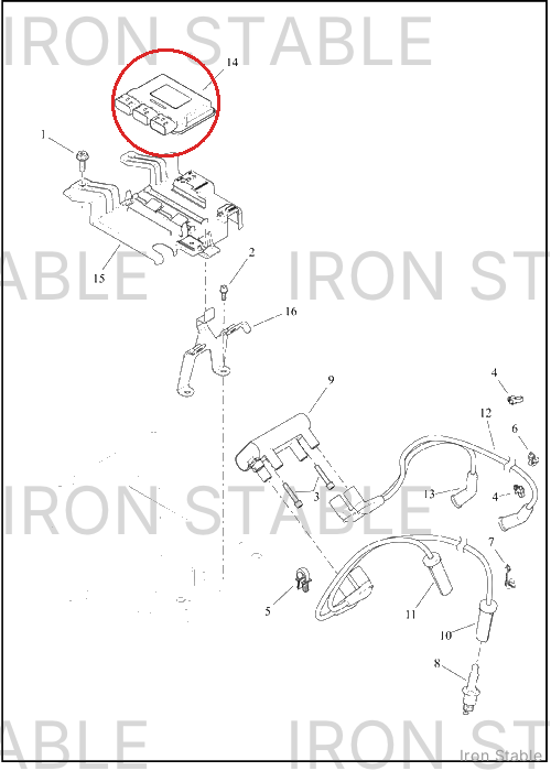 Harley-Davidson Module, Elek Cont, Prgm, Ecm, Four