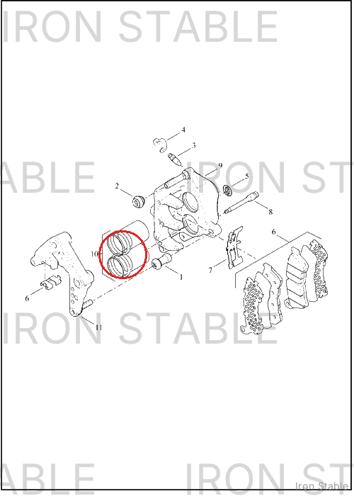 Harley-Davidson Brake Piston, Front, 34mm, Xl
