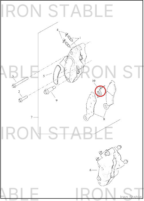 Harley-Davidson Spring, Anti-Rattle, Caliper