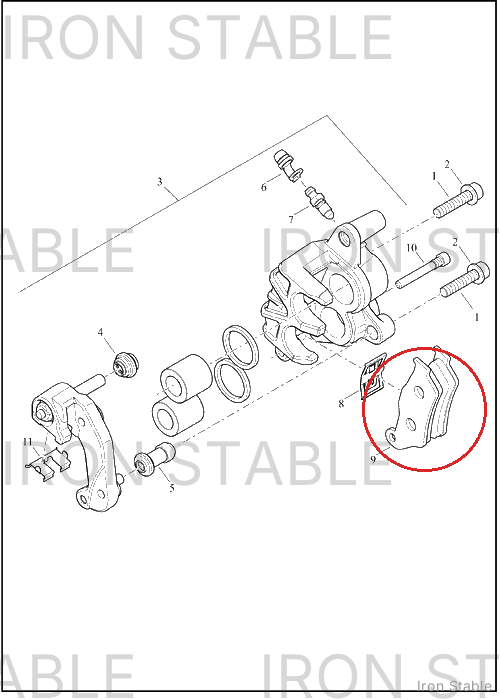 Harley-Davidson Pad, Brake, X