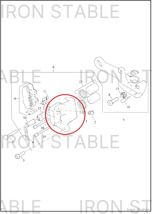 Harley-Davidson Caliper, Brake, Rear