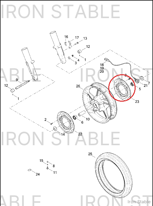 Harley-Davidson Rotor, Brake, Fr, Chrome, Lh